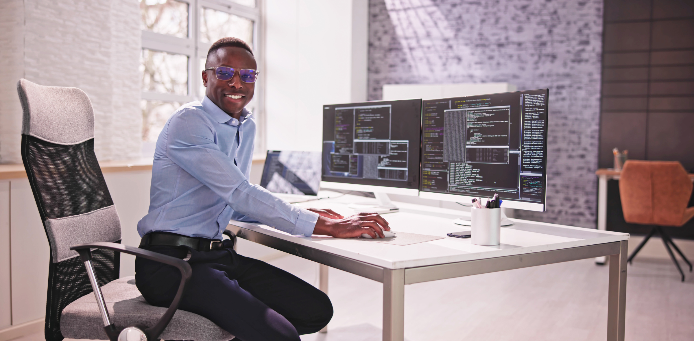IT professionals collaborating in a remote work environment